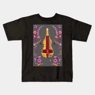 Floral Hurdy Hurdy Kids T-Shirt